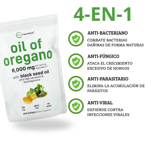 Aceite de Oregano 60 caps