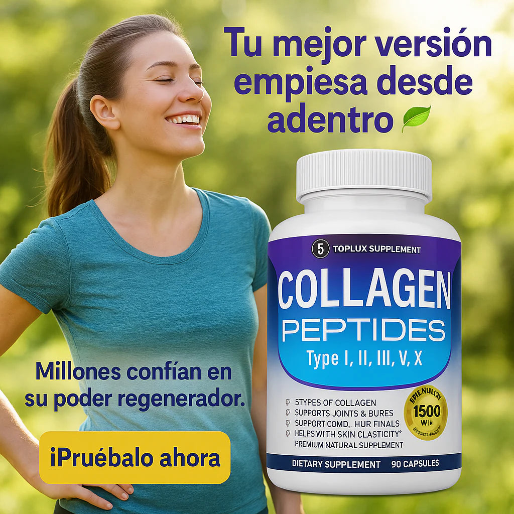 Colágeno Peptides 5 tipos 💊