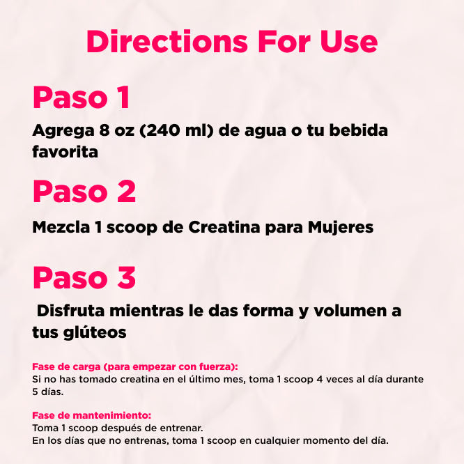 Creatina Monohidratada Para Mujeres