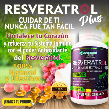 RESVERATROL PLUS 1600mg