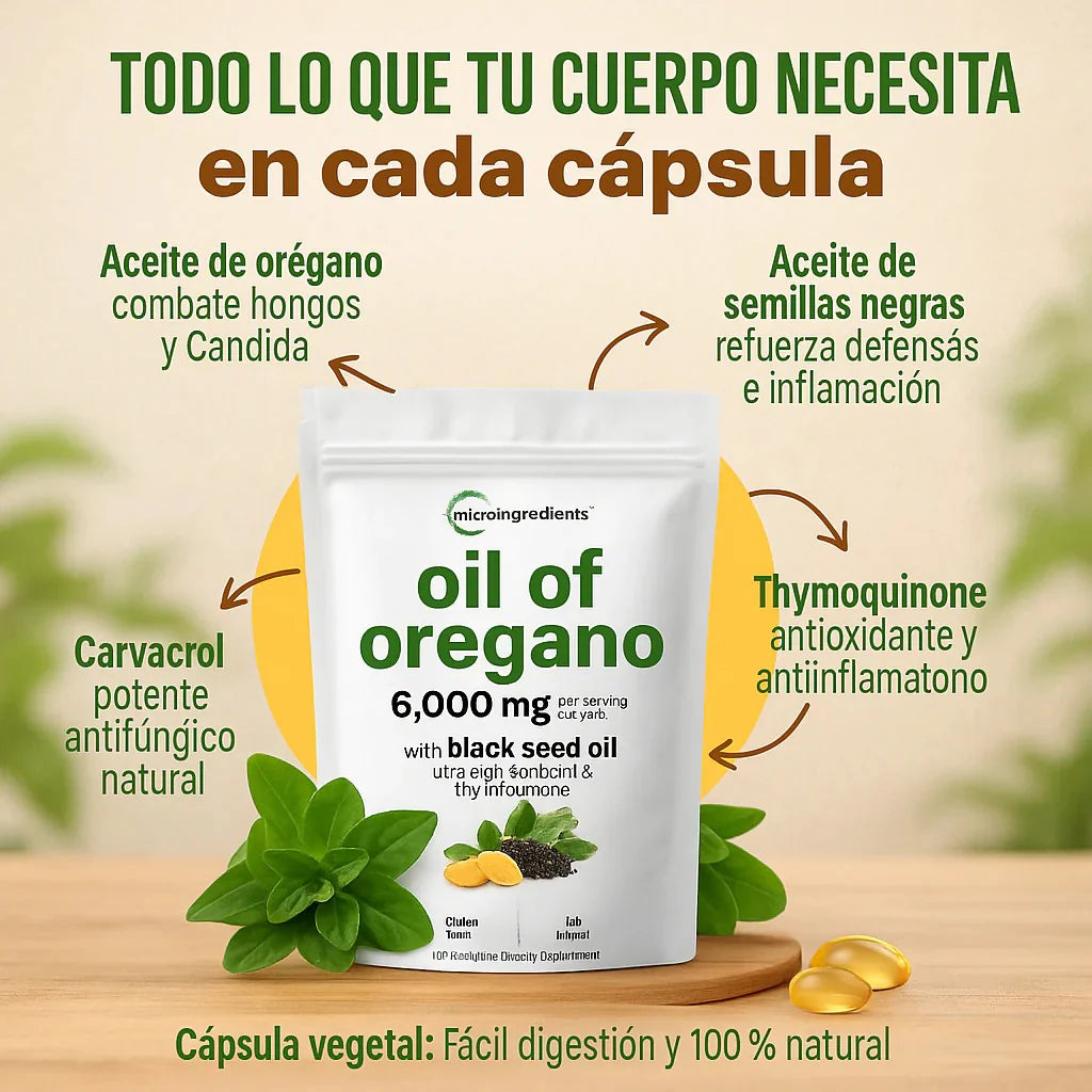 Aceite de Oregano 60 caps