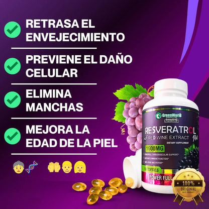 RESVERATROL PLUS 1600mg