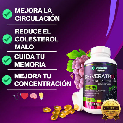 RESVERATROL PLUS 1600mg