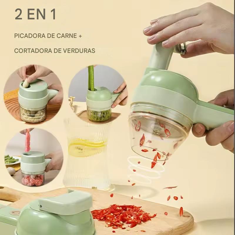 Cortador de Alimentos Eléctrico Portátil