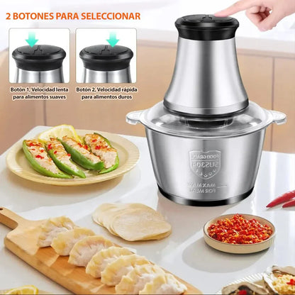 Picadora Electrica Dos Velocidades 2L